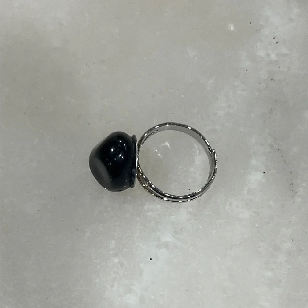 Black Onyx Stone Ring